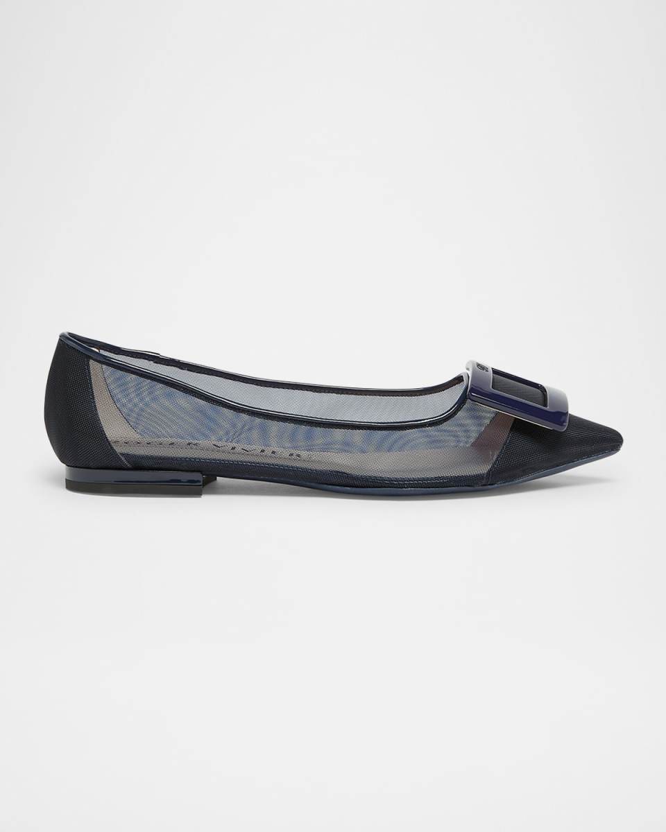 Gommettine Net Ballerina Flats
